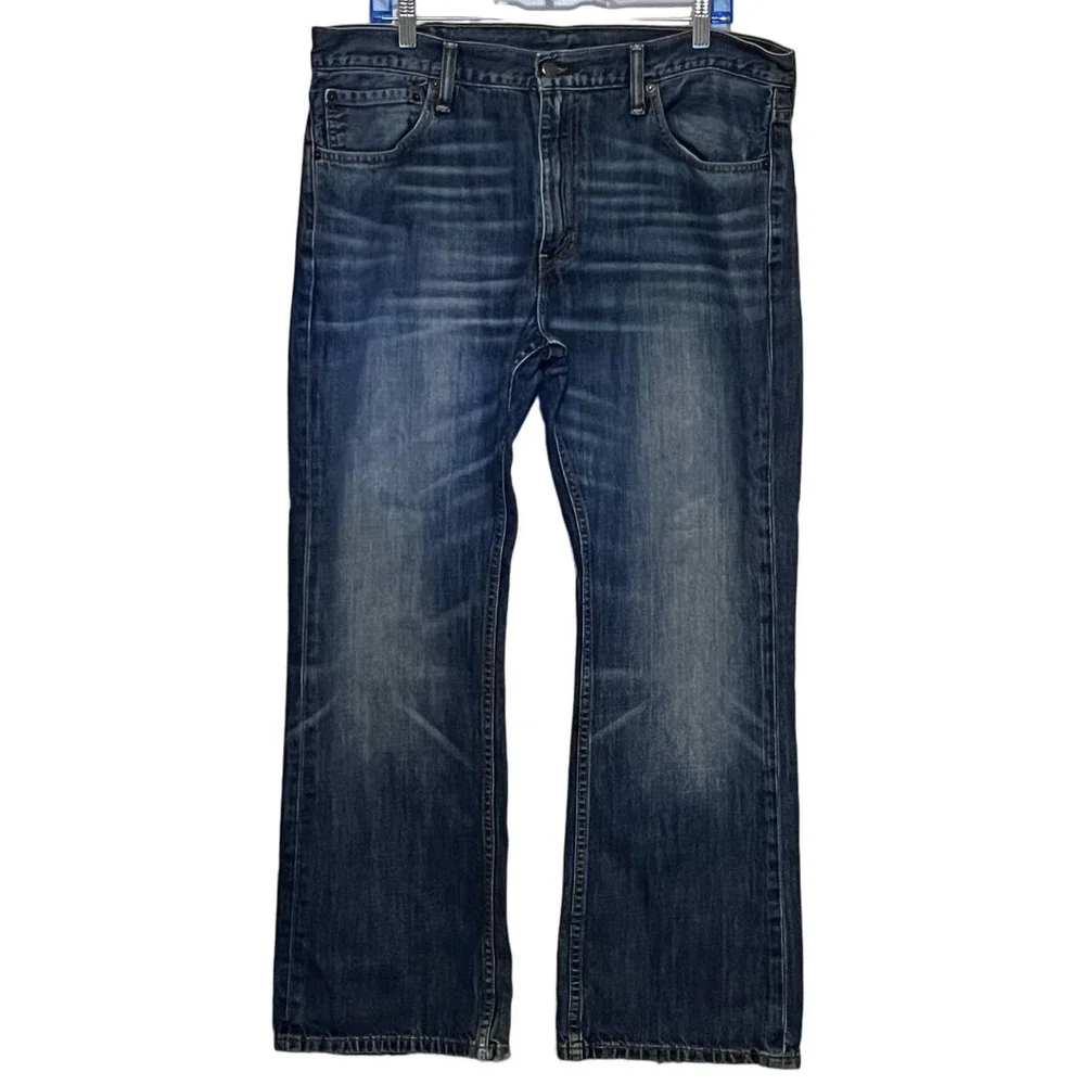 Levi Strauss & Co. Men's 527 Denim Jeans Relaxed Flared Pant Legs Size 38 x 30